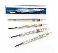 4x Glow Plug Original Bosch 0250212009 for RENAULT CLIO KANGOO LAGUNA MEGANE