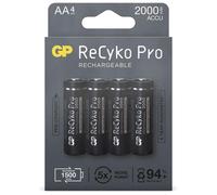 4X GP ReCyko Pro AA Battery NiMH 2000mAh Mignon LR06 LR6 1.2V AA Battery Accu
