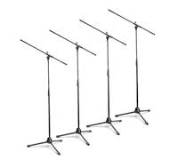 4x Gravity TMS 4321 B Touring Series Tripod Mic Stand Standard Boom Heavy Duty