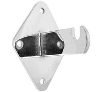 4x Grid Mesh Panel Chrome Shop Display Panel - Accessory: Wall Bracket