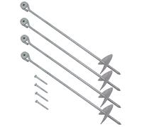 4x Ground Anchors 60cm for Swing Play Tower Peg Fastening Anchor Tent