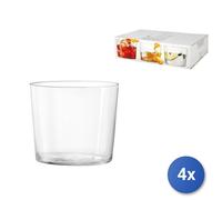 4x H&H 6-Piece Glass Liqueur Glasses Starc, Clear, CC 190
