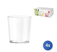 4x H&H 6 Piece Glass Water Cups Starc 350Cc Transparent