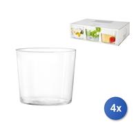 4x H&H Set 6 Wine Glasses Starc Glass Transparent 270 Cc