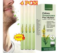 4X Herbal Diffuser Pen with Extracts Mullein Thyme Mint for Lung-Health & Fresh Air