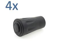 4X Hiking Trekking Stick Ferrules Ends Tips 12mm (1/2") For Nordic, Leki Etc