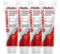 4x Holts Firegum 150g Exhaust Assembly Paste - High-Heat Sealant for Pipes Gaskets & Joints