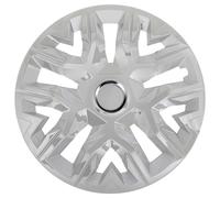 4x Hub Cap Wheel Trims 15" The Perfecto Silver