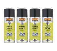4X Hycote Workshop Copper Grease High Temperature Lubricant 400Ml Perfect Finish