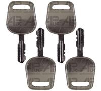 4x Ignition Switch Keys Replacement for John Deere Ride On Cub Cadet Delat Poulan Lawn Mower