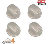 4X Indesit C00284958 Oven Control Knob Inox Silver