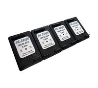 4X Ink Jungle 308 Black Refilled Ink Cartridges
