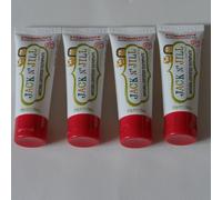 4x Jack N Jill Natural Toothpaste Strawberry Flavour 50g #A