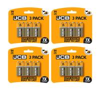 4X Jcb 9V Alkaline Batteries - Pack Of 3
