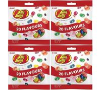 4x Jelly Belly 20 Assorted Flavour Mix Jelly Beans 70g Bag
