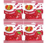 4x Jelly Belly Very Cherry Flavour Jelly Beans 70g Bag American Candy