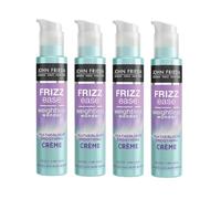 4x John Frieda Frizz Ease Weightless Wonder Featherlight Smoothing Creme 100ml for Frizzy, Fine Hair with Aloe Water
