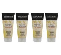 4x John Frieda Highlight Activating for Blondes Moisturising Shampoo 175ml