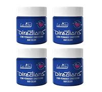 4x La Riche Directions Semi-Permanent Hair Color 100ml Tub - Atlantic Blue