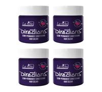 4x La Riche Directions Semi-Permanent Hair Color 100ml Tub - Deep Purple