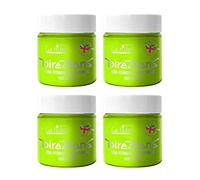 4x La Riche Directions Semi-Permanent Hair Color 100ml Tub - Fluorescent Green