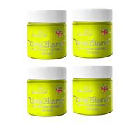 4x La Riche Directions Semi-Permanent Hair Color 100ml Tub - Fluorescent Yellow