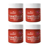 4x La Riche Directions Semi-Permanent Hair Color 100ml Tub - Tangerine