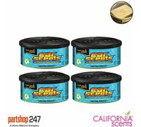4x Laguna Breeze California Scents Air Freshener Home Office Car Van Taxi Cab
