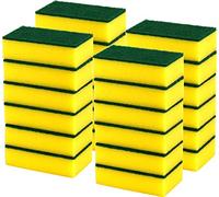 4X Large Heavy Duty Cleaning Absorbant Foam Sponge Scourers 6PK (24pcs)