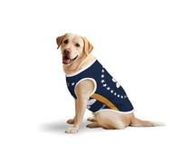 4X-Large Large Pet Pure Cotton Vest - Summer T-Shirts for Medium Dogs, Mississippi State Flag Print Breathable & Soft Tank Top
