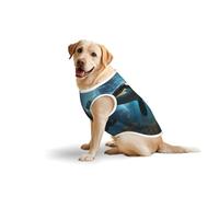 4X-Large Pets Cotton Vest - Soft Lightweight T-Shirts,Huge Killer Whales Print Sleeveless Tank Top Clothes for Medium Large Dogs