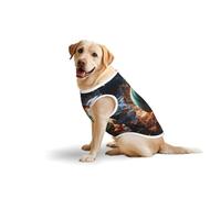 4X-Large Pets Cotton Vest - Soft Lightweight T-Shirts,Lightning Fever Tennis Print Sleeveless Tank Top Clothes for Medium Large Dogs