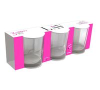 4x Lav Liberty Collection Cheery Settings Whisky Glasses 280cc 9.5oz 3pk
