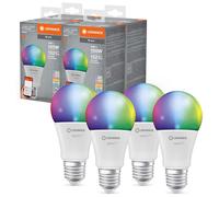 4x Ledvance LED Smart+ Bulb 14W=100W E27 RGBW 2700K-6500K WiFi Dimmable