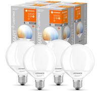 4x Ledvance LED Smart+ G95 Globe 14W=100W E27 Wi-Fi Smart Dimmable 2700-6500K