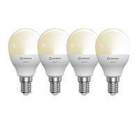 LEDVANCE Smart Led Lamp with Bluetooth, E14, Dimmable, Warm White (2700 k), Replaces Incandescent Lamps with 40 W, Controllable with Alexaand Google, Smart + Mini Bulb Dim, 1-Pack