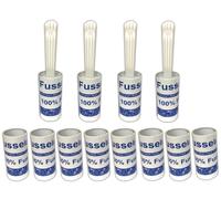 4x lint roller incl. 12x adhesive sheets rolls | lint roller | lint remover