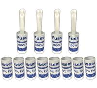 4x lint roller incl. 12x adhesive sheets rolls | lint roller | lint remover