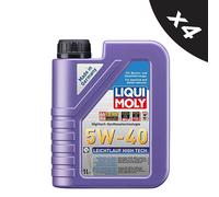 4x Liqui Moly 5W40 Engine Oil ACEA A3/B4 Leichtlauf High Tech MB229.5 BMW 1L