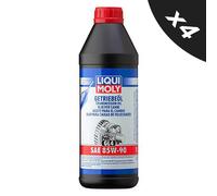 4x Liqui Moly 85w90 Gear Oil Mineral Transmission Fluid SAE GL4 ZFTE-ML - 1L