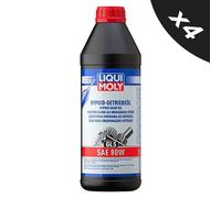 4x Liqui Moly Hypoid Gear Oil SAE 80W API GL5 MAN 342 Typ M1 Volvo 97314 - 1L