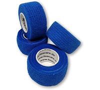 4X LisaCare Blue Plaster Bandage, self-Adhesive, Bandage, Elastic, Waterproof, Hypoallergenic, Breathable - 2424 of Ekna