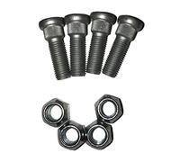 4x M12 x 1.5 WHEEL LUG NUT & STUDS CAR CARAVAN TRAILER MP4197B+MP4195B MAYPOLE