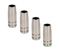 4X MB25 MIG Welding Nozzle Shroud Torch TIP Cover Cap CONICAL Push FIT