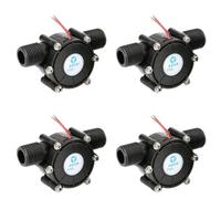 4X Micro-Hydro Generator 12V 10W DC Water Generator Turbine Generator Hydroelectric Tap Water Hydraulic DIY