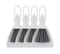 4x Mini Dustpan and Brush Tabletop Broom Dancer Design Kitchen Camping Hanging
