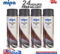 4x MIPA Etch-Filler HB Dark Grey Aerosol Spray - 500ML APS