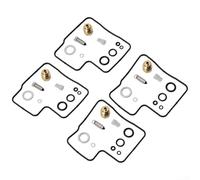 4X Motorcycle Carburetor Rebuild Kit for Honda ST1100 1991-2001 - Main for Pilot Jets Float Needle - Engine Motor Restoration Set