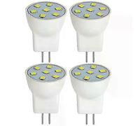 4x Mr8 2w 12v Gu40 Bi-pin Led Bulbswarm White 2700k-3000k For Outdoor Low Voltage Landscape Lighting Tree Light