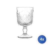 4x Multi-Purpose Goblet Pasabahce Timeless 4 Pieces 32Cl And Ø8.5Cm